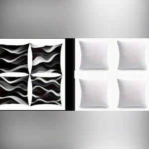 Throw Pillow Covers 18”x18” 2 Sets of 4